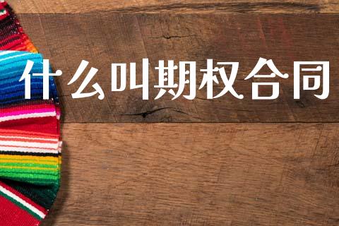 什么叫期权合同_https://cj007.lansai.wang_财经新闻_第1张