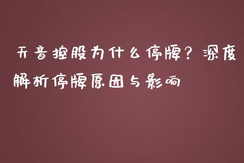 天音控股为什么停牌？深度解析停牌原因与影响_https://cj007.lansai.wang_期货开户_第1张