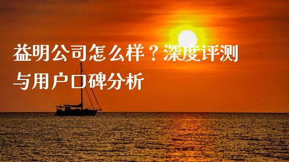 益明公司怎么样？深度评测与用户口碑分析_https://cj007.lansai.wang_全球市场_第1张