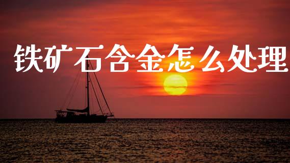 铁矿石含金怎么处理_https://cj007.lansai.wang_债券资讯_第1张