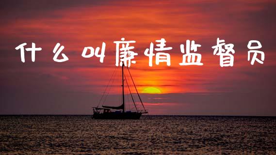 什么叫廉情监督员_https://cj007.lansai.wang_金融监管_第1张