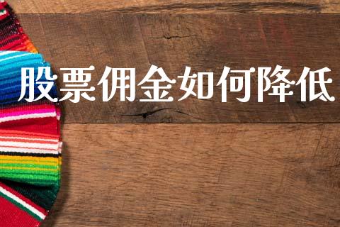 股票佣金如何降低_https://cj007.lansai.wang_财经新闻_第1张