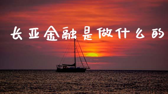 长亚金融是做什么的_https://cj007.lansai.wang_债券资讯_第1张