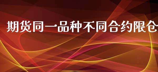 期货同一品种不同合约限仓_https://cj007.lansai.wang_期货开户_第1张