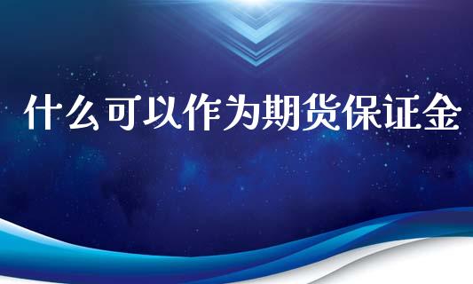 什么可以作为期货保证金_https://cj007.lansai.wang_金融监管_第1张