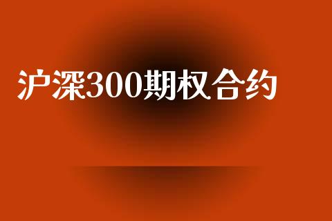 沪深300期权合约_https://cj007.lansai.wang_债券资讯_第1张