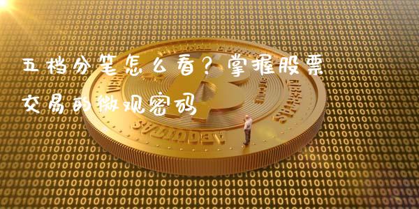五档分笔怎么看？掌握股票交易的微观密码_https://cj007.lansai.wang_外汇交易_第1张