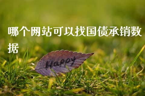 哪个网站可以找国债承销数据_https://cj007.lansai.wang_期货开户_第1张