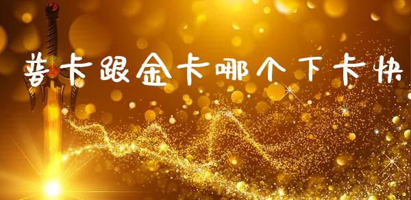 普卡跟金卡哪个下卡快_https://cj007.lansai.wang_财经新闻_第1张