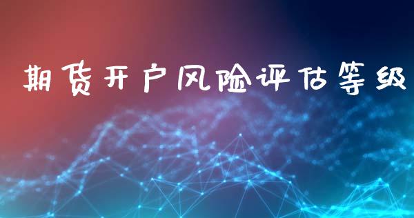 期货开户风险评估等级_https://cj007.lansai.wang_财经新闻_第1张