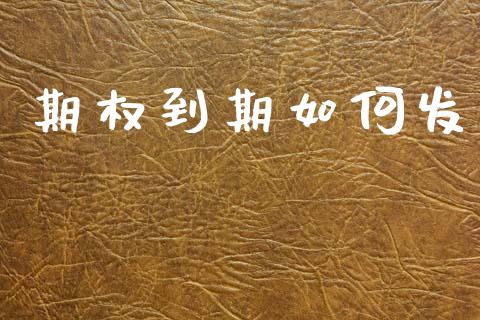 期权到期如何发_https://cj007.lansai.wang_金融监管_第1张