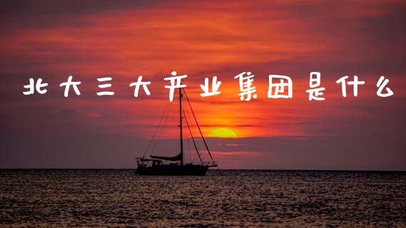 北大三大产业集团是什么_https://cj007.lansai.wang_外汇交易_第1张