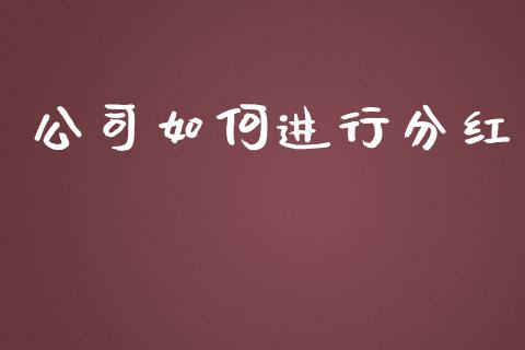 公司如何进行分红_https://cj007.lansai.wang_金融监管_第1张
