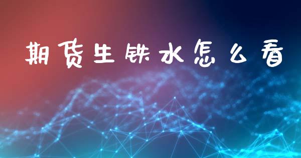 期货生铁水怎么看_外汇交易_第1张_期货开户_金融监管_外汇交易_债券资讯_全球市场_财经新闻 期货生铁水怎么看_https://cj007.lansai.wang_外汇交易_第1张