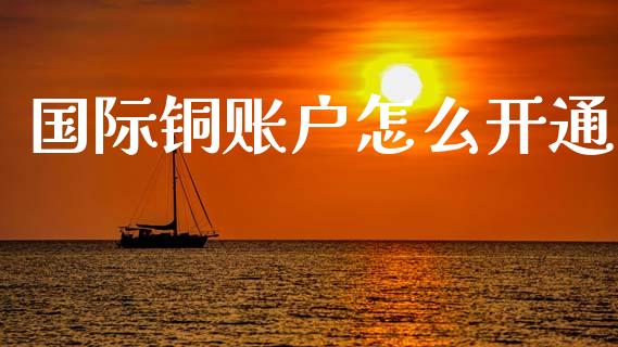国际铜账户怎么开通_https://cj007.lansai.wang_财经新闻_第1张