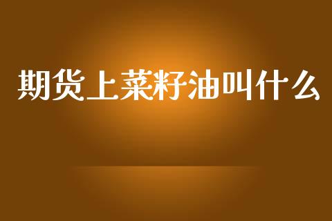 期货上菜籽油叫什么_财经新闻_第1张_期货开户_金融监管_外汇交易_债券资讯_全球市场_财经新闻 期货上菜籽油叫什么_https://cj007.lansai.wang_财经新闻_第1张