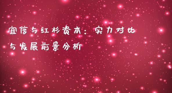 宜信与红杉资本：实力对比与发展前景分析_https://cj007.lansai.wang_债券资讯_第1张