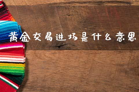 黄金交易进场是什么意思_https://cj007.lansai.wang_金融监管_第1张