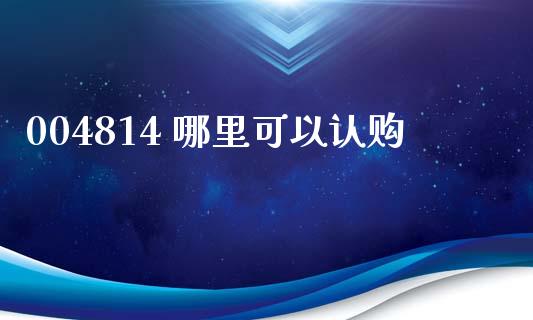 004814 哪里可以认购_https://cj007.lansai.wang_期货开户_第1张