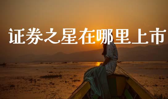 证券之星在哪里上市_https://cj007.lansai.wang_外汇交易_第1张