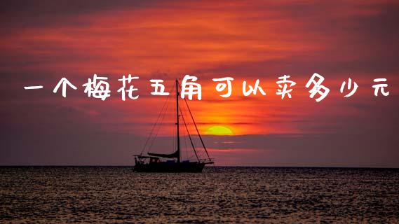 一个梅花五角可以卖多少元_https://cj007.lansai.wang_财经新闻_第1张