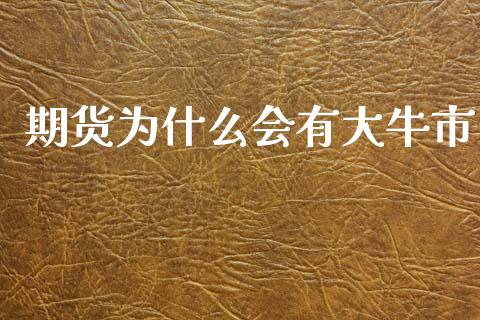 期货为什么会有大牛市_https://cj007.lansai.wang_财经新闻_第1张