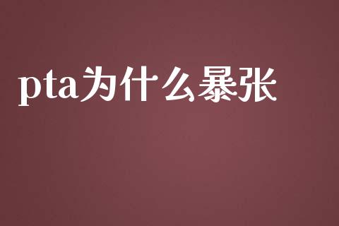 pta为什么暴张_https://cj007.lansai.wang_期货开户_第1张