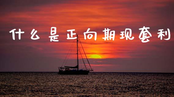 什么是正向期现套利_https://cj007.lansai.wang_期货开户_第1张