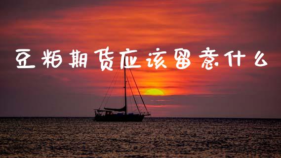 豆粕期货应该留意什么_https://cj007.lansai.wang_财经新闻_第1张