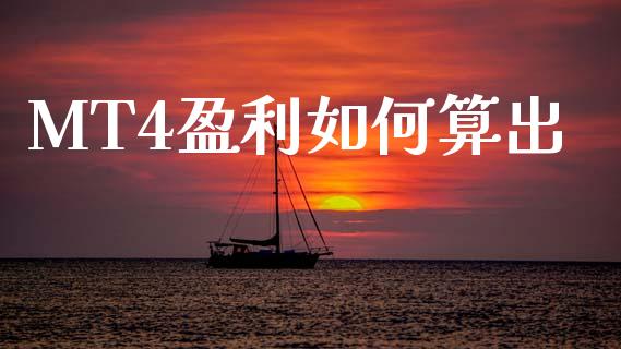 MT4盈利如何算出_https://cj007.lansai.wang_全球市场_第1张