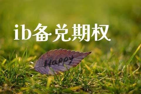 ib备兑期权_https://cj007.lansai.wang_外汇交易_第1张