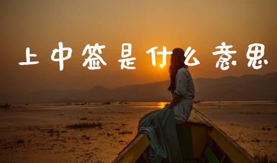 上中签是什么意思_https://cj007.lansai.wang_期货开户_第1张