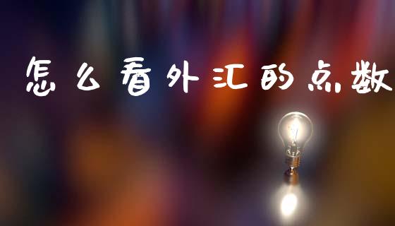 怎么看外汇的点数_https://cj007.lansai.wang_全球市场_第1张