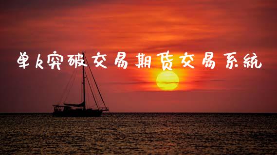 单k突破交易期货交易系统_https://cj007.lansai.wang_全球市场_第1张