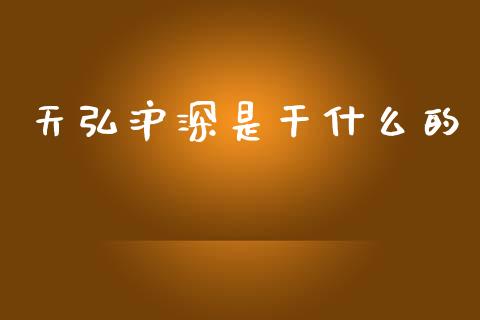 天弘沪深是干什么的_https://cj007.lansai.wang_金融监管_第1张