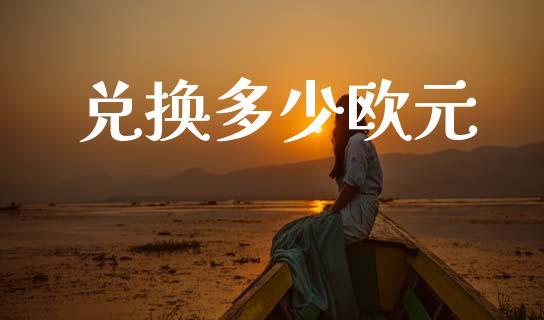兑换多少欧元_https://cj007.lansai.wang_财经新闻_第1张