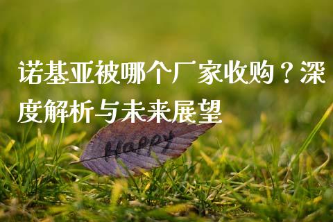 诺基亚被哪个厂家收购？深度解析与未来展望_https://cj007.lansai.wang_债券资讯_第1张