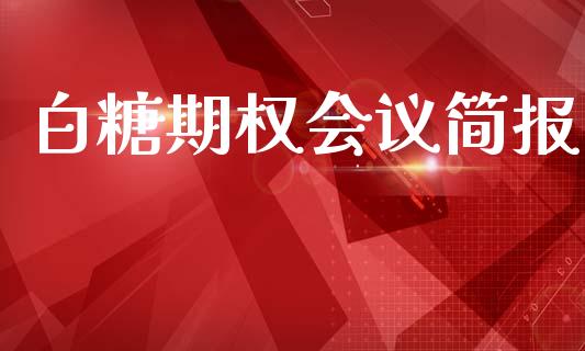 白糖期权会议简报_https://cj007.lansai.wang_财经新闻_第1张