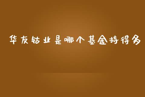 华友钴业是哪个基金持得多_https://cj007.lansai.wang_全球市场_第1张