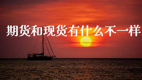 期货和现货有什么不一样_https://cj007.lansai.wang_外汇交易_第1张