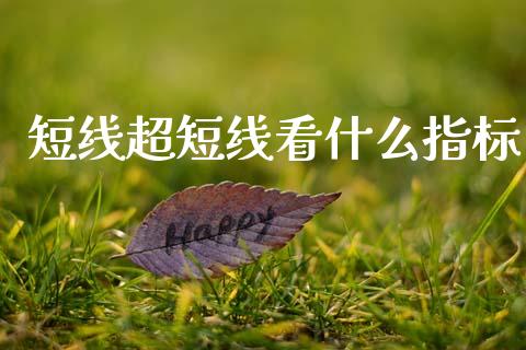 短线超短线看什么指标_https://cj007.lansai.wang_全球市场_第1张
