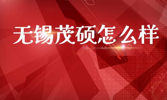 无锡茂硕怎么样_https://cj007.lansai.wang_外汇交易_第1张