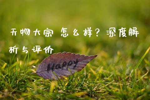 天物大宗 怎么样?深度解析与评价_债券资讯_第1张_期货开户_金融监管_外汇交易_债券资讯_全球市场_财经新闻 天物大宗 怎么样?深度解析与评价_https://cj007.lansai.wang_债券资讯_第1张