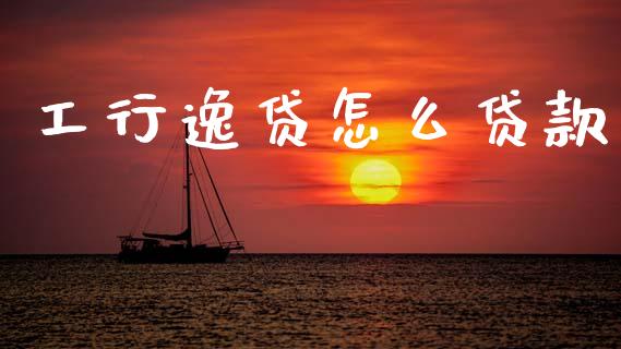 工行逸贷怎么贷款_https://cj007.lansai.wang_外汇交易_第1张