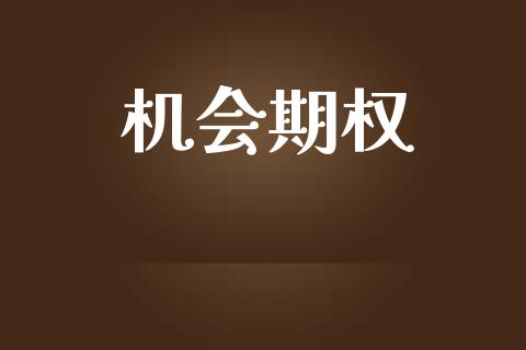 机会期权_https://cj007.lansai.wang_全球市场_第1张
