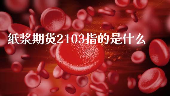 纸浆期货2103指的是什么_https://cj007.lansai.wang_财经新闻_第1张