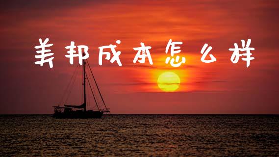 美邦成本怎么样_https://cj007.lansai.wang_债券资讯_第1张