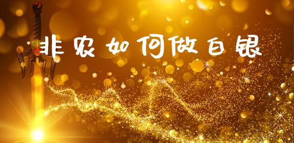 非农如何做白银_https://cj007.lansai.wang_财经新闻_第1张