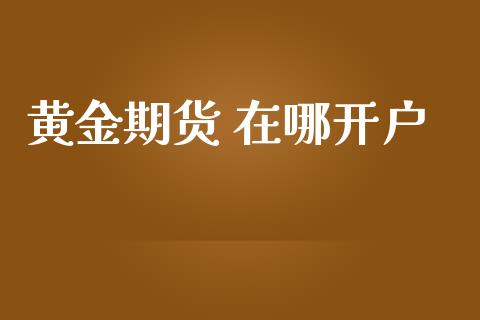 黄金期货 在哪开户_https://cj007.lansai.wang_财经新闻_第1张
