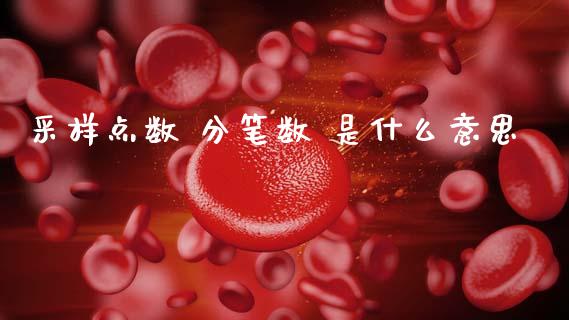 采样点数 分笔数 是什么意思_https://cj007.lansai.wang_债券资讯_第1张